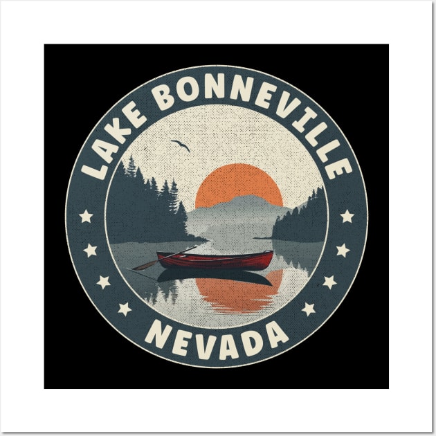 Lake Bonneville Nevada Sunset Wall Art by turtlestart